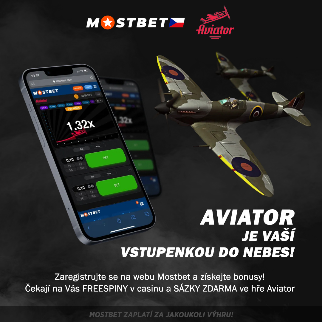 Aviator v Mostbet CZ Casino