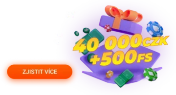 BONUS 40 000 CZK + 500 FS