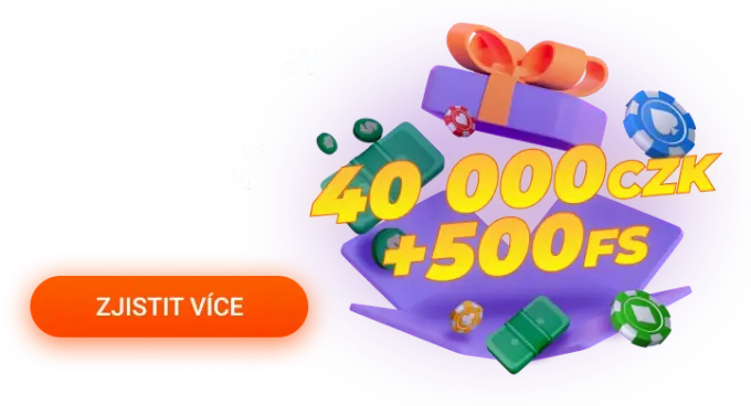 BONUS 40 000 CZK + 500 FS