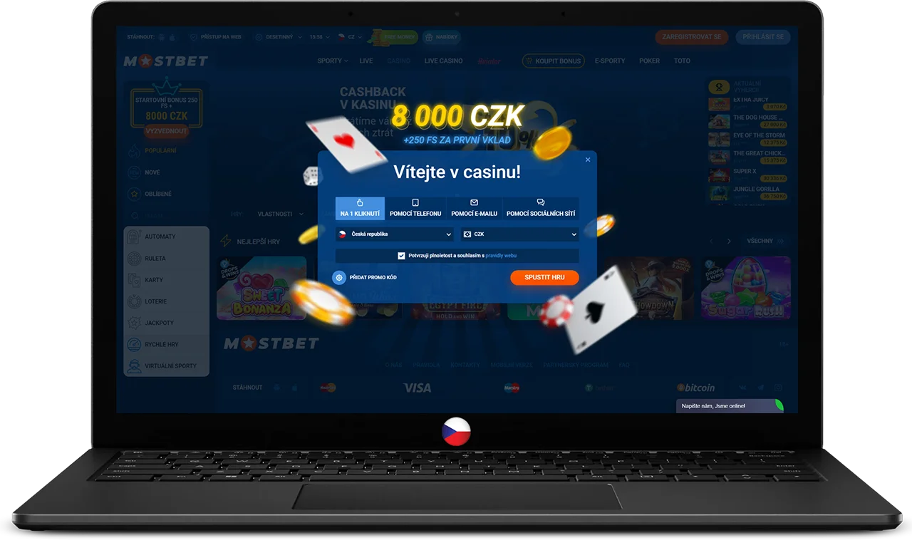 Oficiální web Mostbet Casino